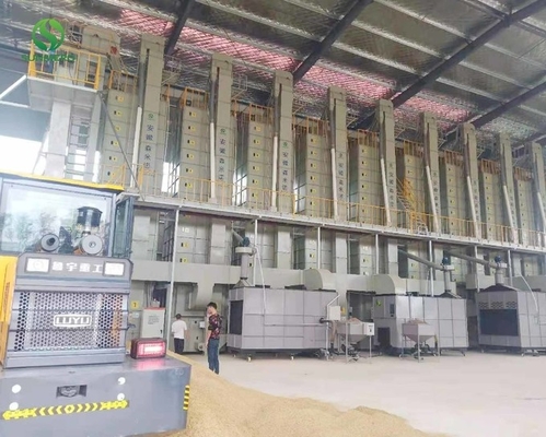 Máy sấy thóc hoàn toàn tự động Đa năng 30T Xám