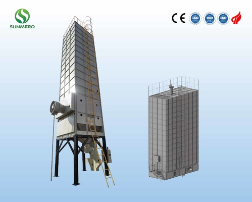 Máy sấy ngũ cốc Sunmero 30T, Máy sấy ngô hàng loạt bằng thép không gỉ