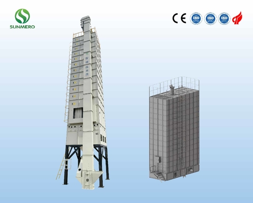 Máy sấy lúa 15T cho trung tâm sấy lúa trước khi xay xát lúa