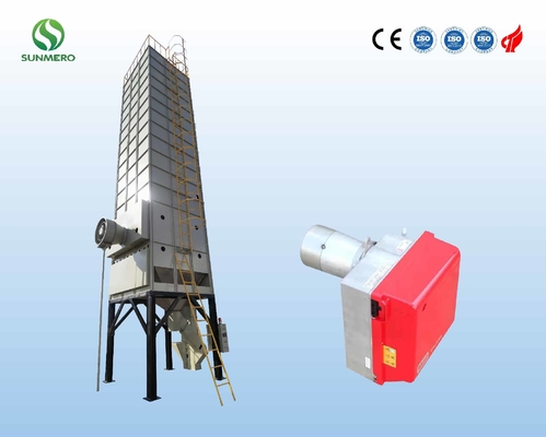 Phê duyệt CE Máy sấy ngũ cốc nằm ngang 15T, Thiết bị chế biến ngũ cốc