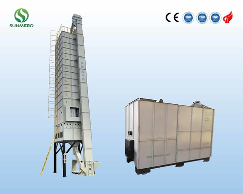 Máy sấy lúa 80T Máy nông nghiệp với lò trấu