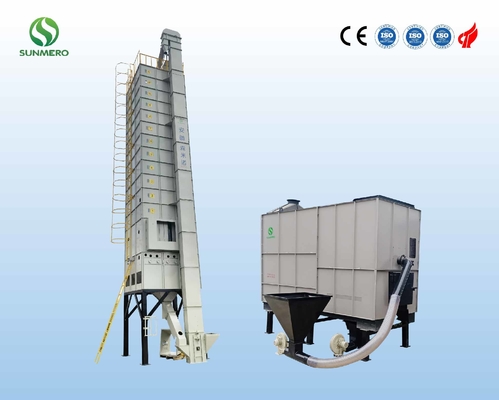 Nhiệt độ thấp Máy sấy dòng hỗn hợp 20Ton tuần hoàn cho máy xay xát gạo