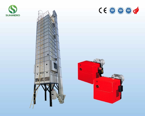 Phê duyệt CE Máy sấy ngũ cốc nằm ngang 15T, Thiết bị chế biến ngũ cốc