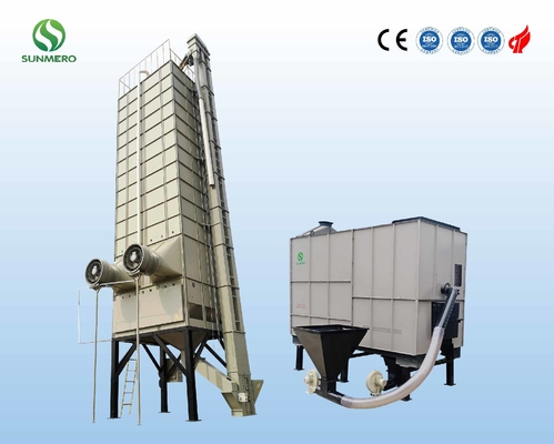 Máy sấy hạt tuần hoàn loại lô, Máy sấy dòng hỗn hợp cho lúa mì