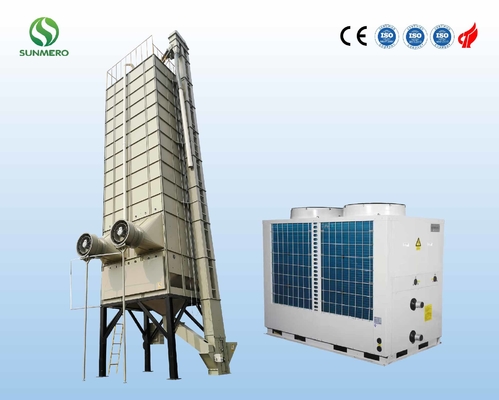 Máy sấy hạt dòng chảy ngang 22Ton bằng thép không gỉ, Máy sấy ngô đa năng