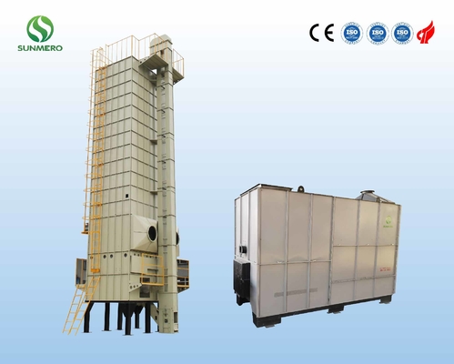 Máy sấy ngũ cốc tuần hoàn nhiên liệu đa dạng Sunmero cho đậu nành lúa mì ngô