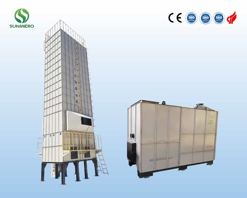 Máy sấy trấu cơ khí nằm ngang cho bột gạo