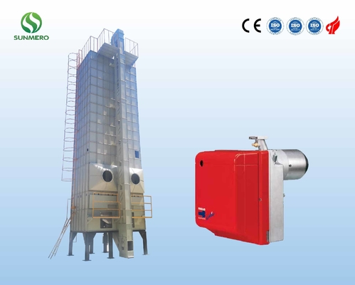 Tốc độ sấy nhanh tự động Máy sấy hạt dòng chéo 30T Hệ thống sấy hạt