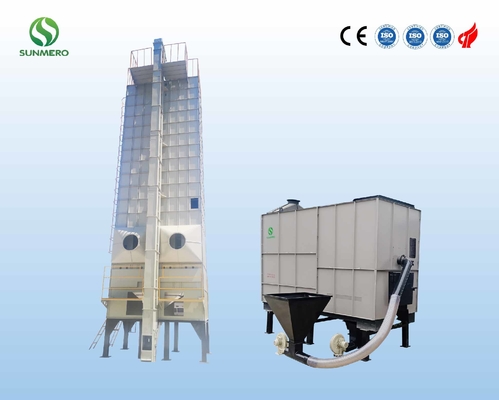 Máy sấy hạt kết cấu nhỏ gọn 30T, Máy sấy hạt tự động