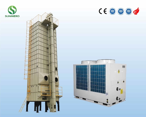 Máy sấy trấu tuần hoàn 30 tấn Tự động hóa cao Công suất lớn