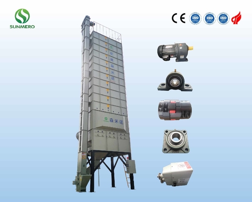 Máy chế biến gạo 22T được chứng nhận ISO9001 để sấy lúa