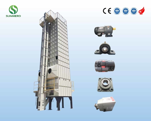Máy sấy ngũ cốc dạng đứng 30T Máy sấy nông sản với chứng nhận ISO