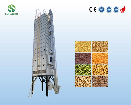 Máy sấy hạt gạo tự động 15T Hệ thống sấy hạt rung chuyển với sự chấp thuận ISO14001