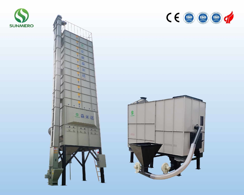 Máy sấy lúa tuần hoàn 20T, Máy sấy trấu cho lúa mì ngô ngô