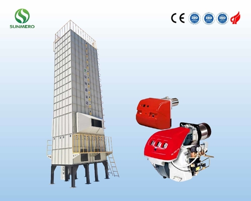 Máy sấy hạt lúa mì tuần hoàn hàng loạt 30T cho các nhà máy xay xát gạo Philippine